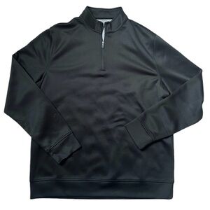 Hickey Freeman New York Black Quarter Zip Size Medium